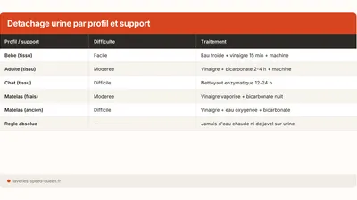 Enlever une tache d'urine sur tissu et matelas (2026)