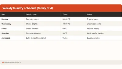 Family Laundry Routine: A Weekly Plan That Works