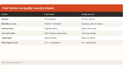 Fast Fashion and Laundry: 700,000 Microfibres Per Cycle