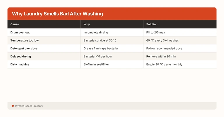Why Laundry Smells Bad After Washing