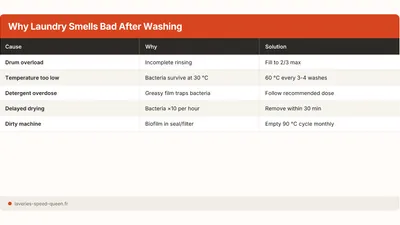 Laundry Smells Bad After Washing: Causes & Fixes