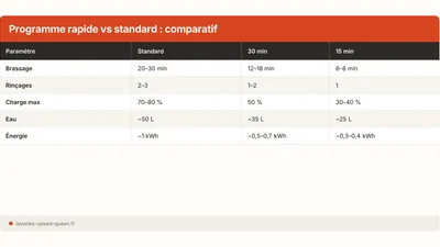 Programme rapide 15-30 min : quand l'utiliser ?
