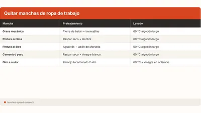 Como lavar ropa de trabajo y monos profesionales