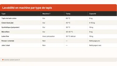 Laver un tapis en machine : quels tapis passent ?