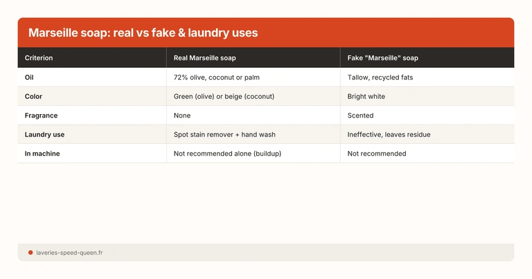 Marseille soap: real vs fake & laundry uses