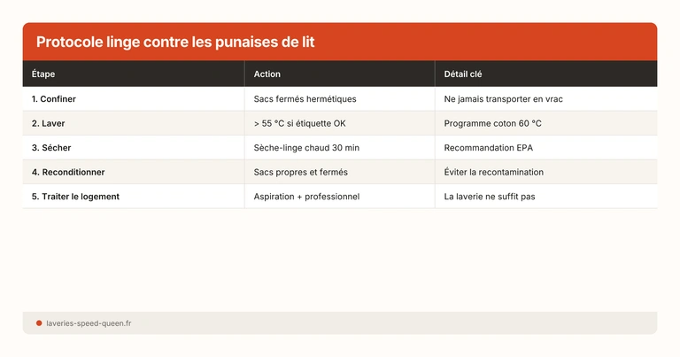 Protocole linge contre les punaises de lit
