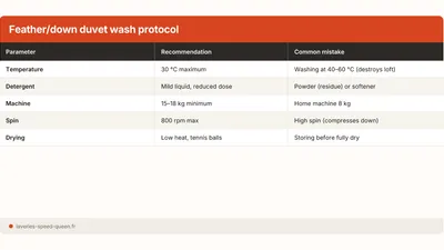 How to Wash a Feather or Down Duvet in a Washing Machine