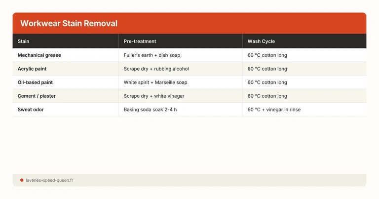 Workwear Stain Removal